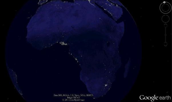 google earth africa economy map