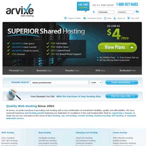 Arvixe reviews